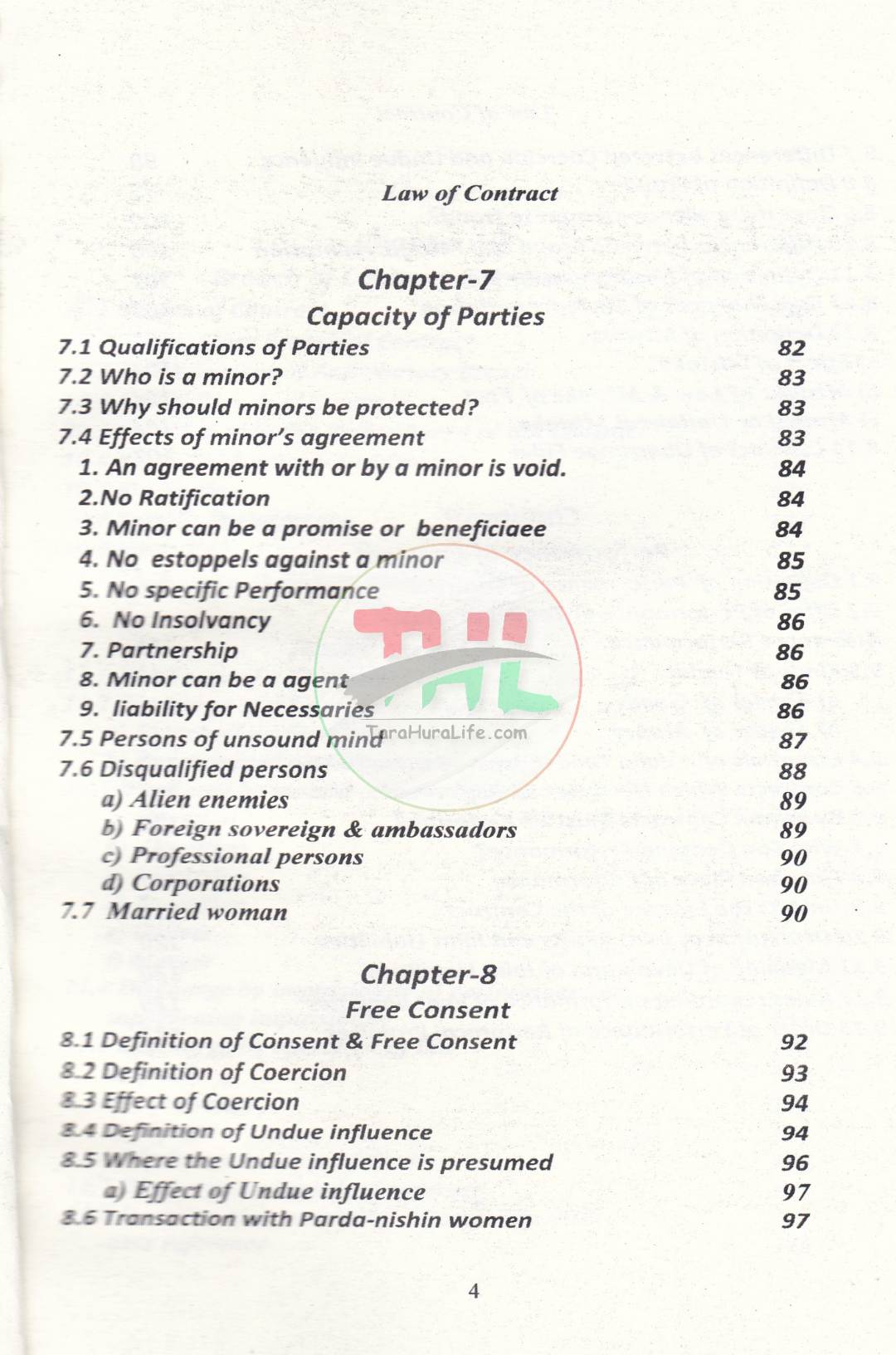 Law of Contract