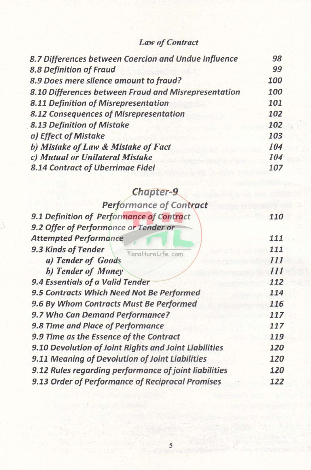 Law of Contract