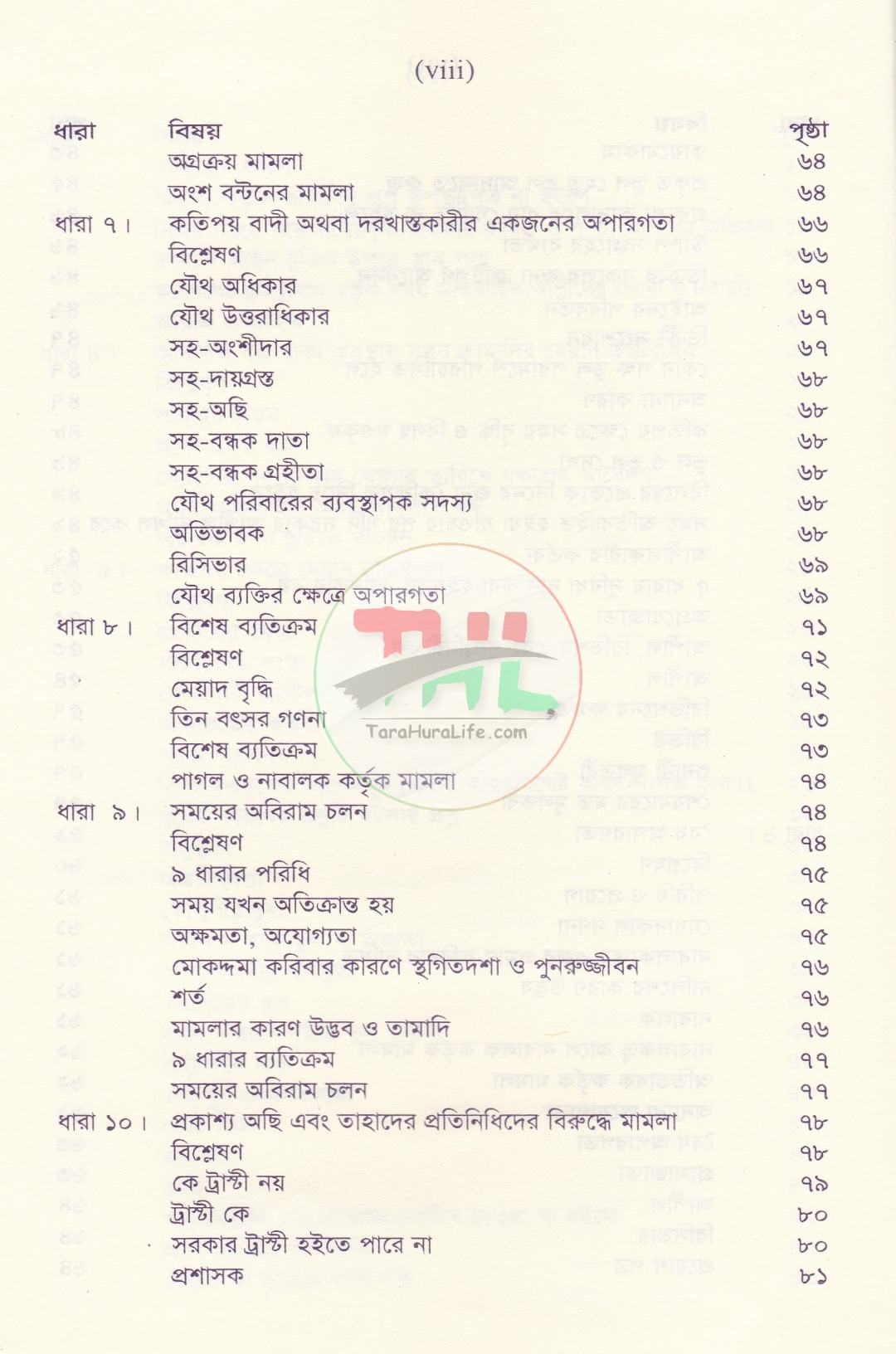 তামাদি আইন সর্বশেষ সংশোধনীসহ [বাংলা ও ইংরেজি]