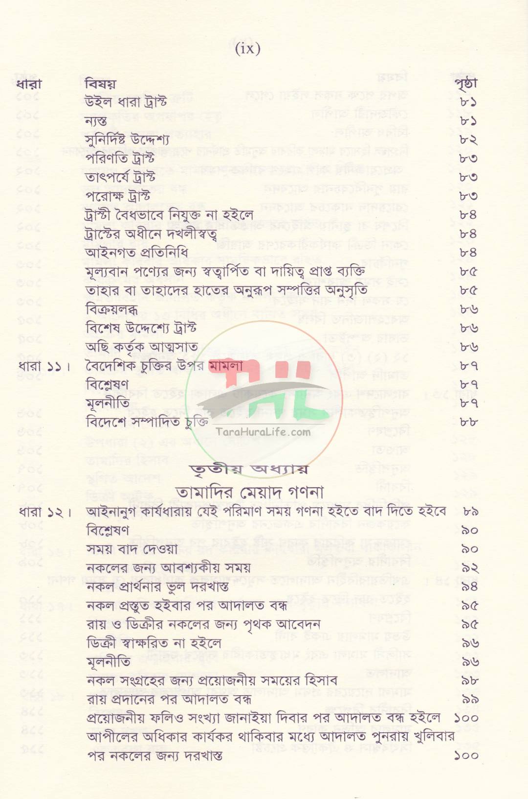 তামাদি আইন সর্বশেষ সংশোধনীসহ [বাংলা ও ইংরেজি]