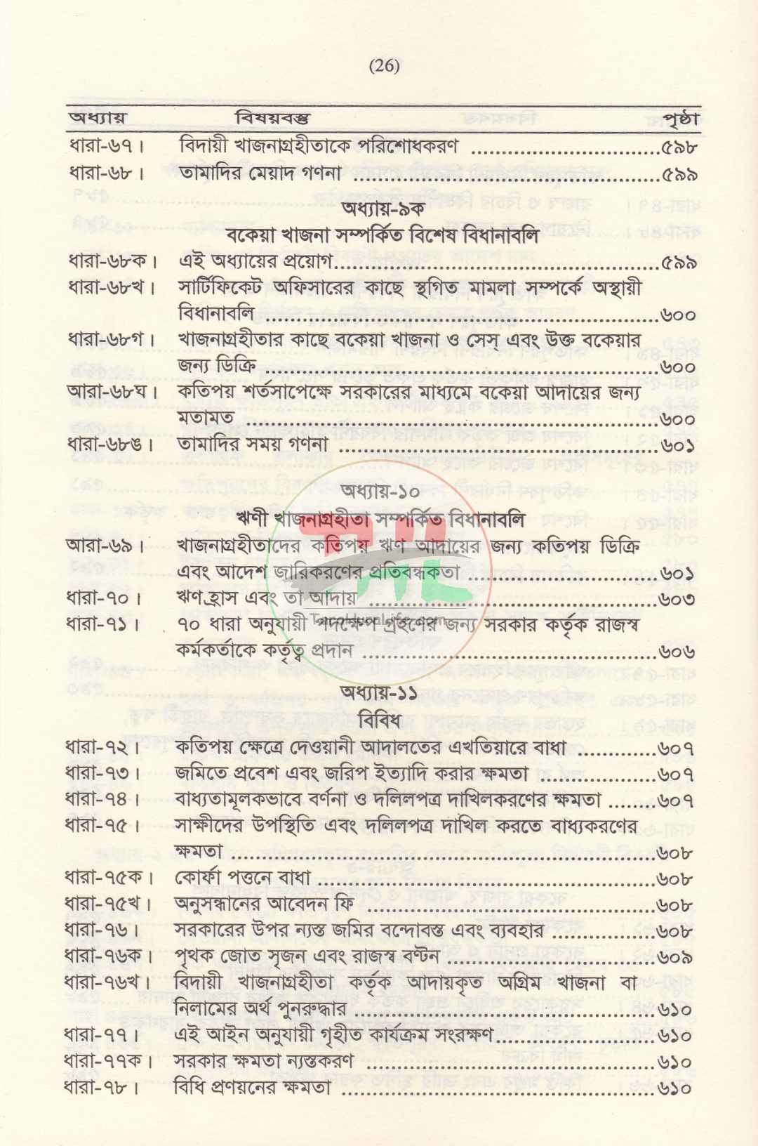 বাংলাদেশের ভূমি ব্যবস্থাপনা ও ভূমি আইন