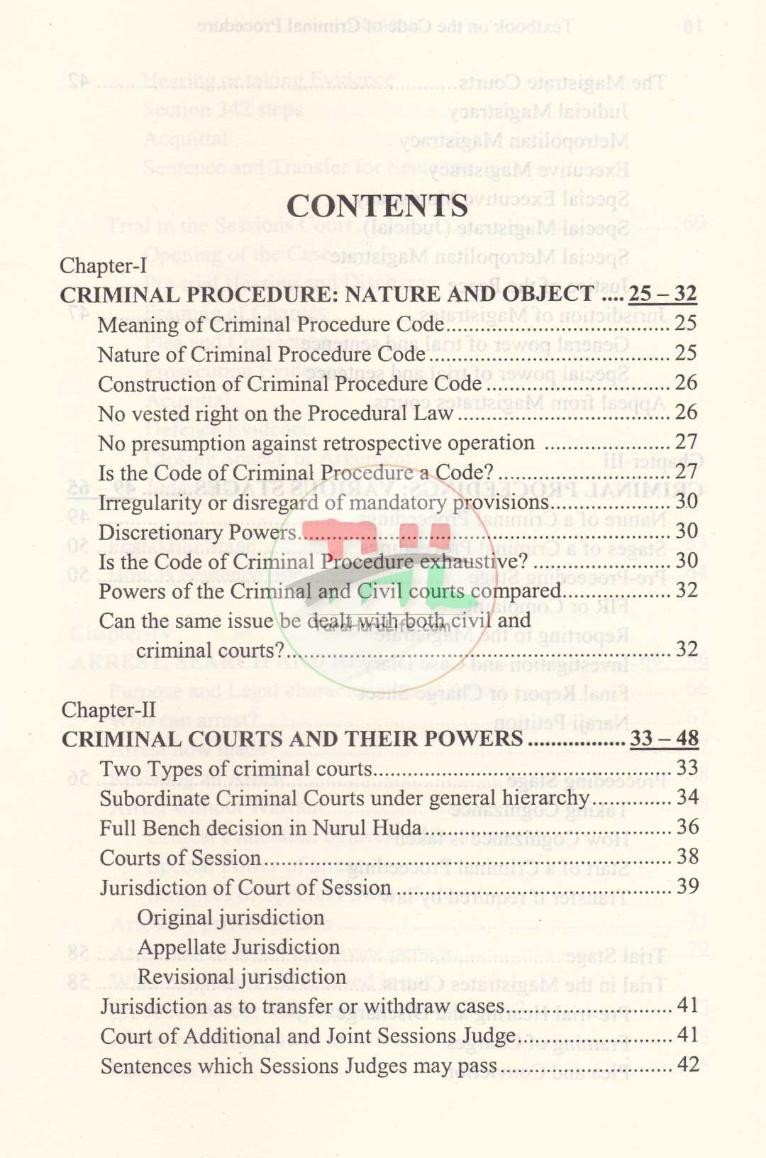 Textbook on the Code of Criminal Procedure