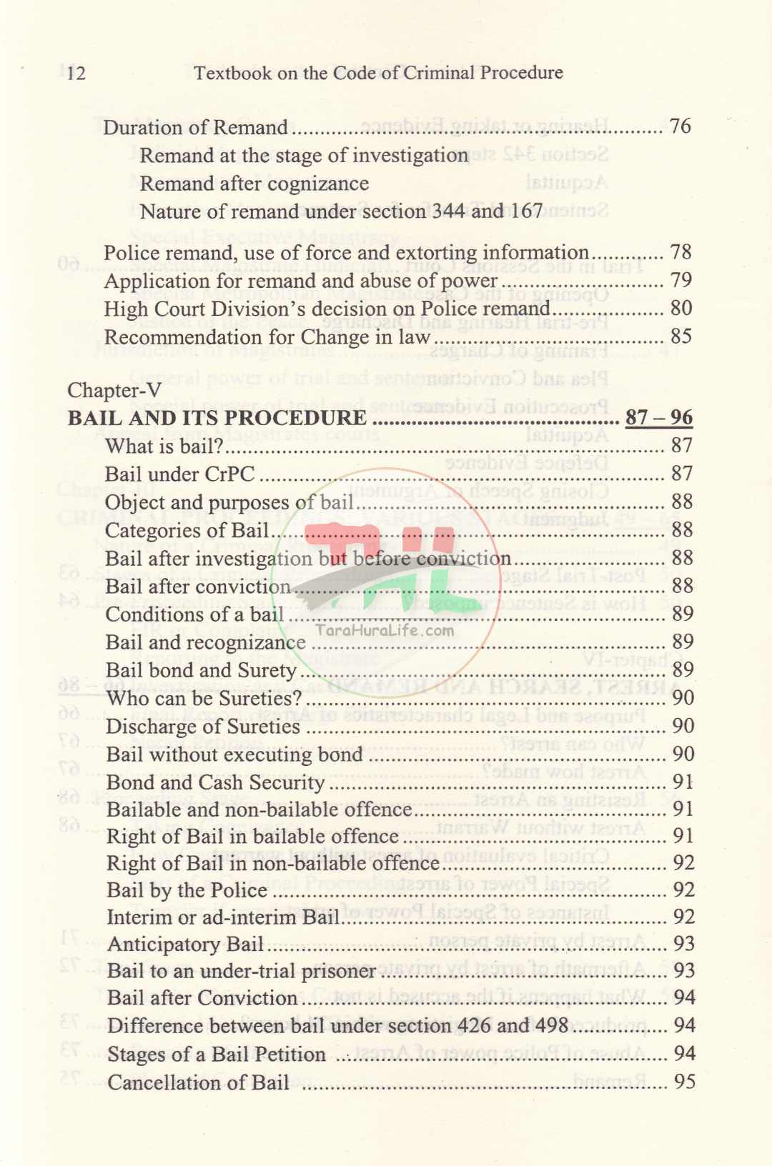 Textbook on the Code of Criminal Procedure