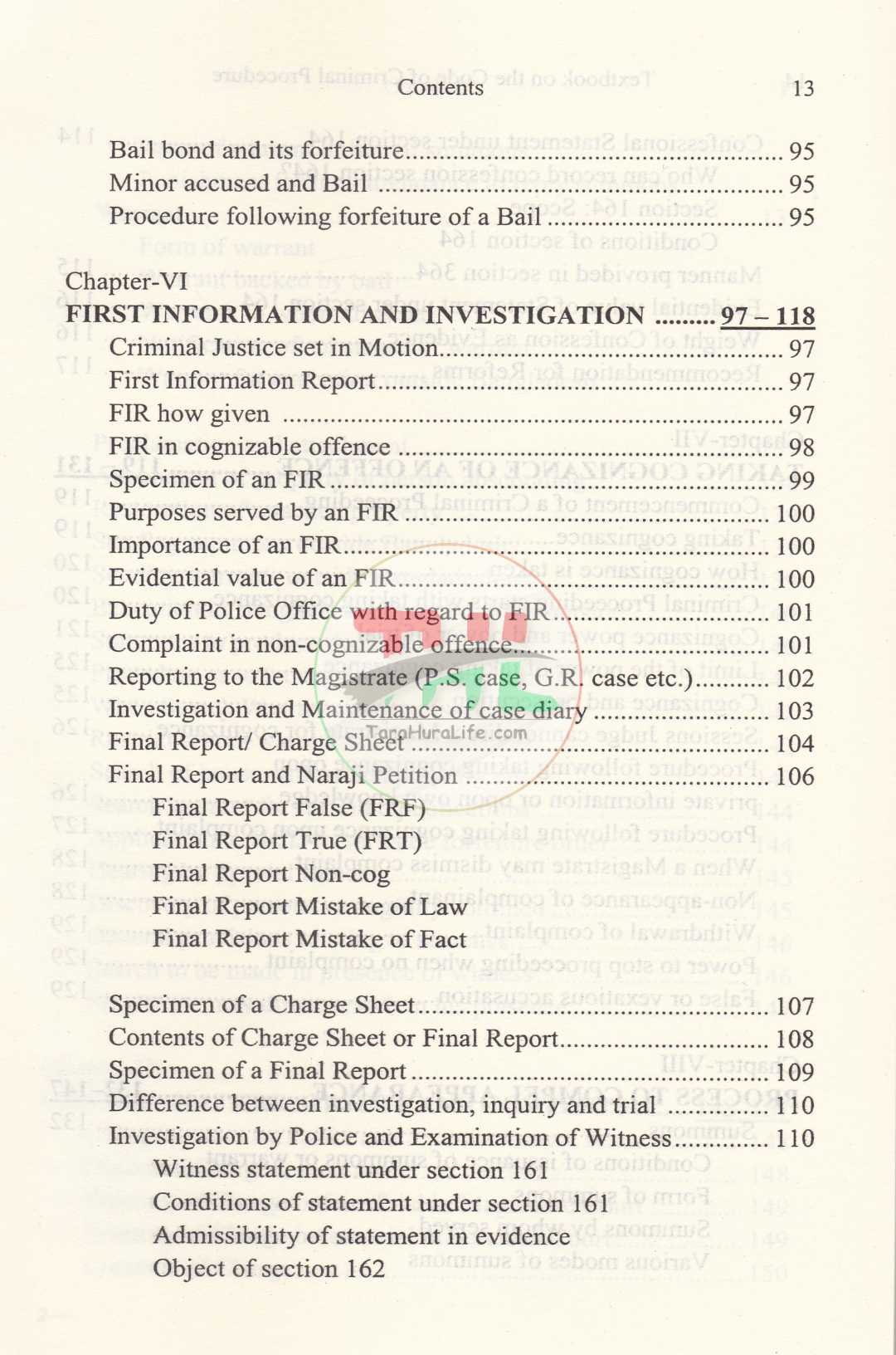 Textbook on the Code of Criminal Procedure