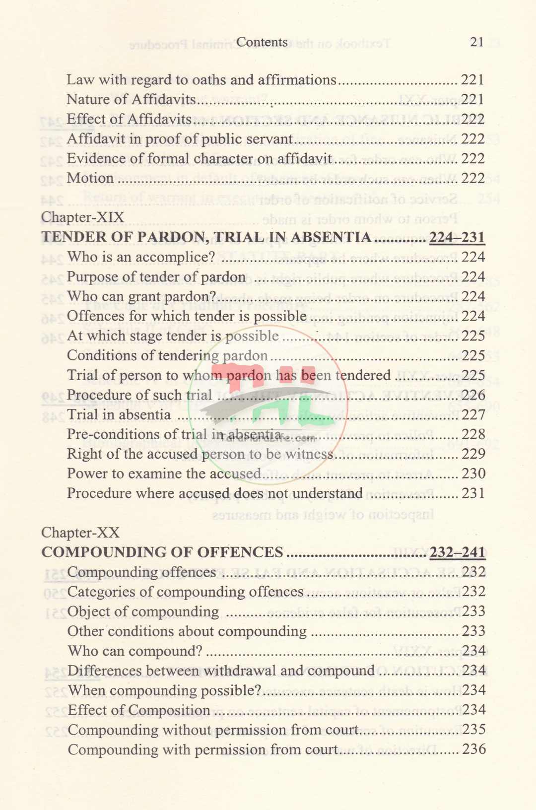 Textbook on the Code of Criminal Procedure