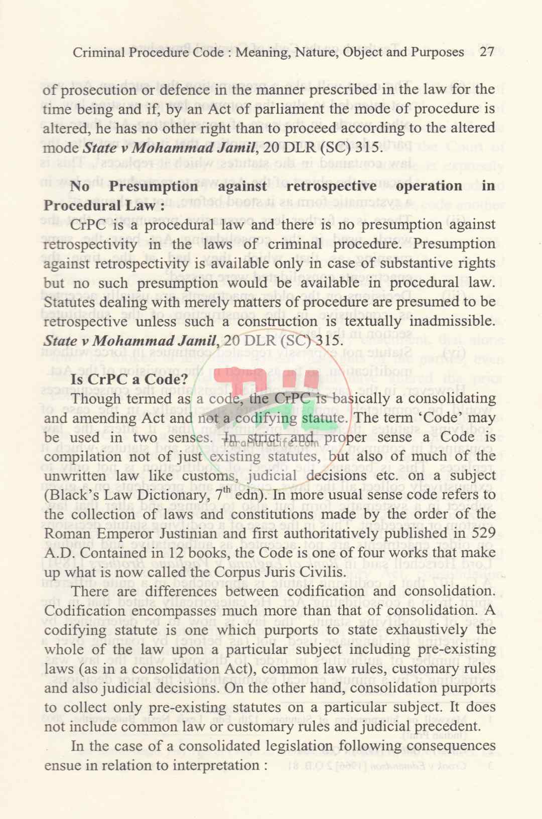Textbook on the Code of Criminal Procedure