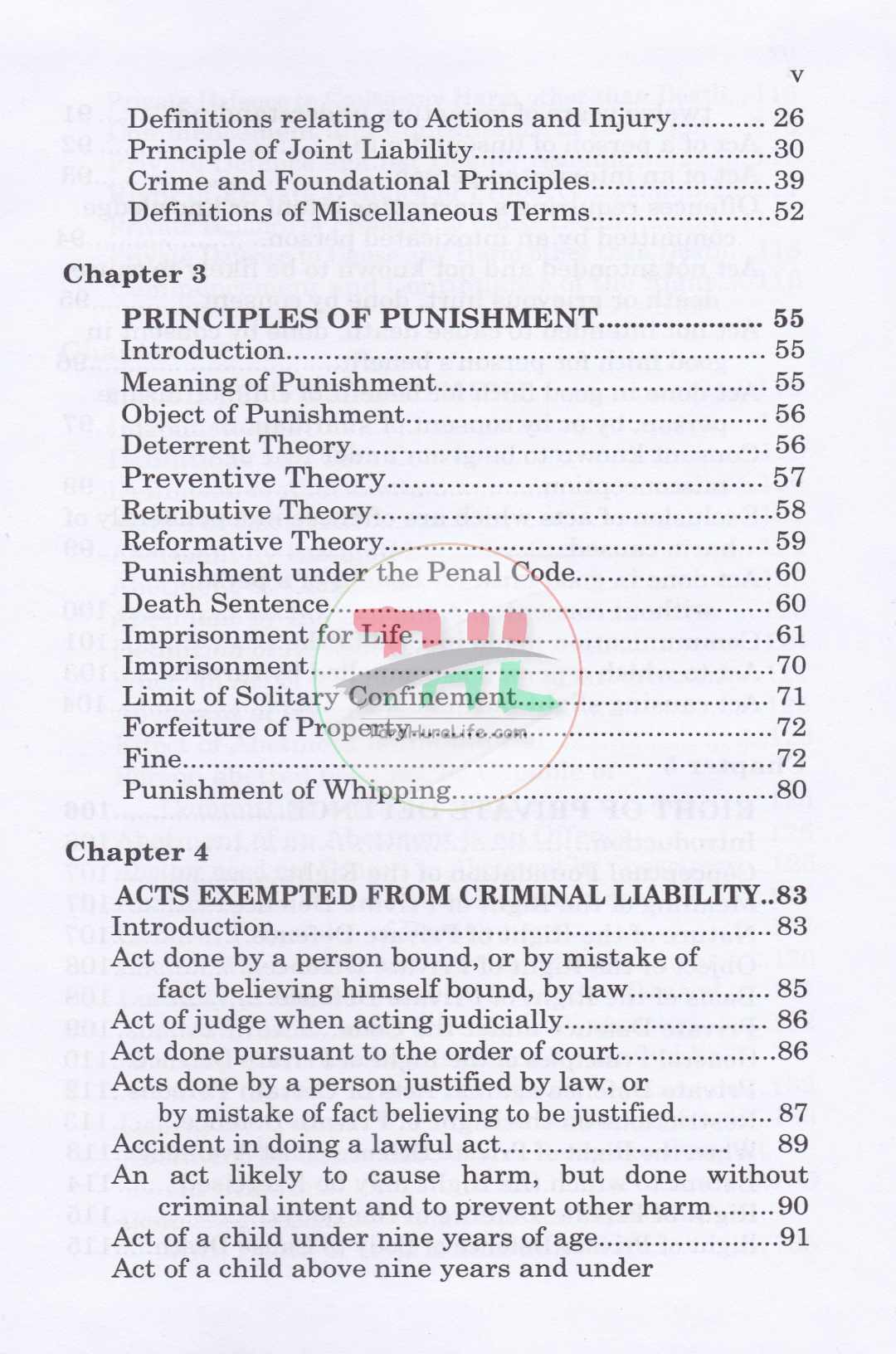 Principles of Penal Code