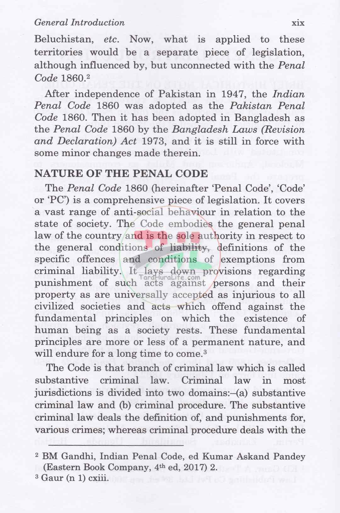 Principles of Penal Code
