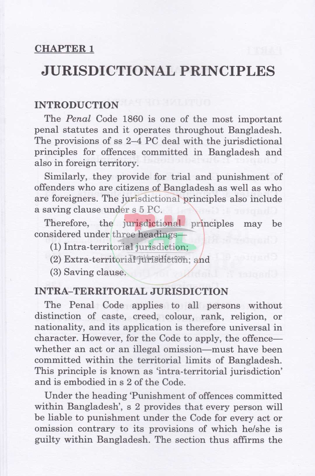 Principles of Penal Code