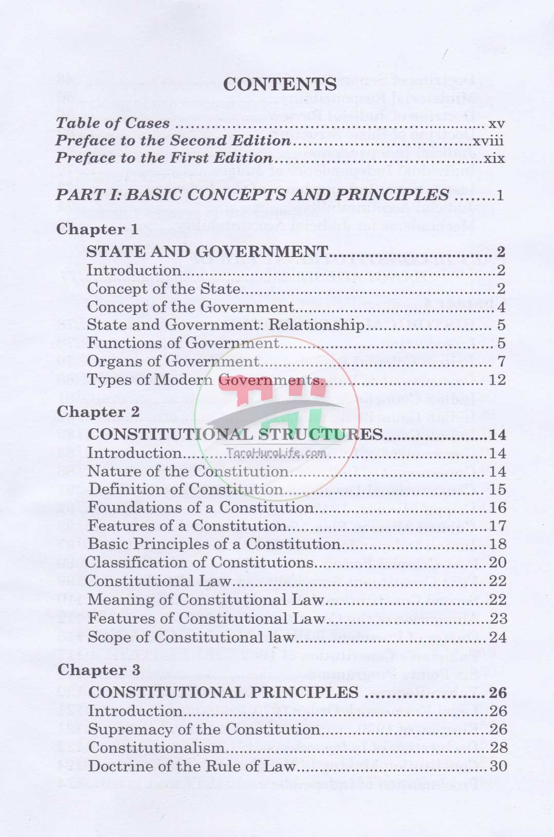 Principles of Constitutional Law