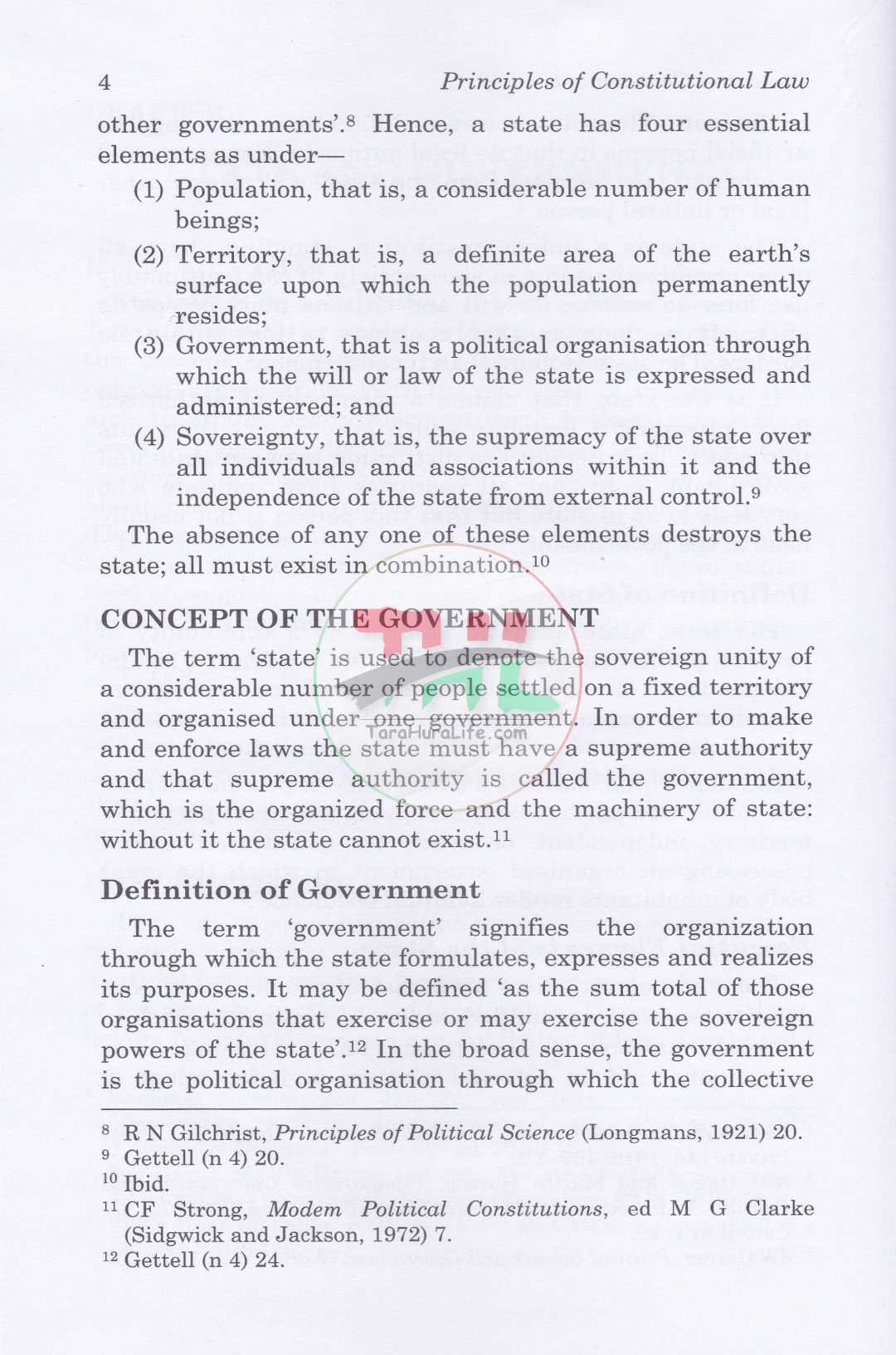 Principles of Constitutional Law