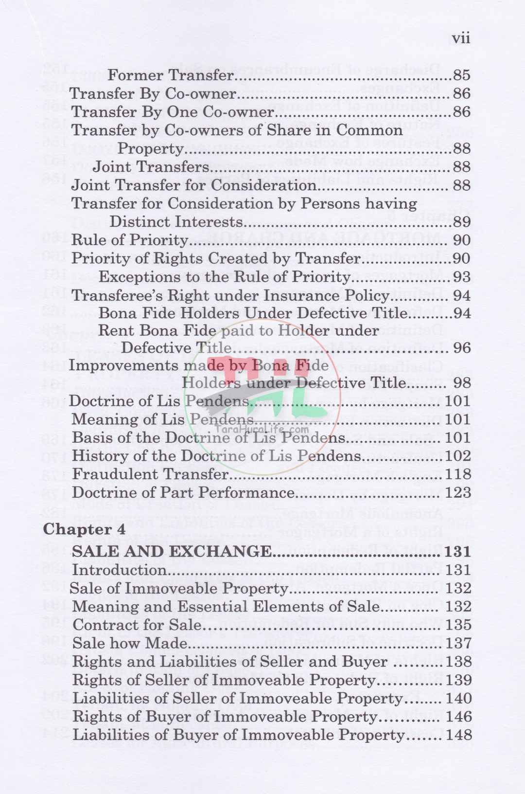 Transfer of Property Law
