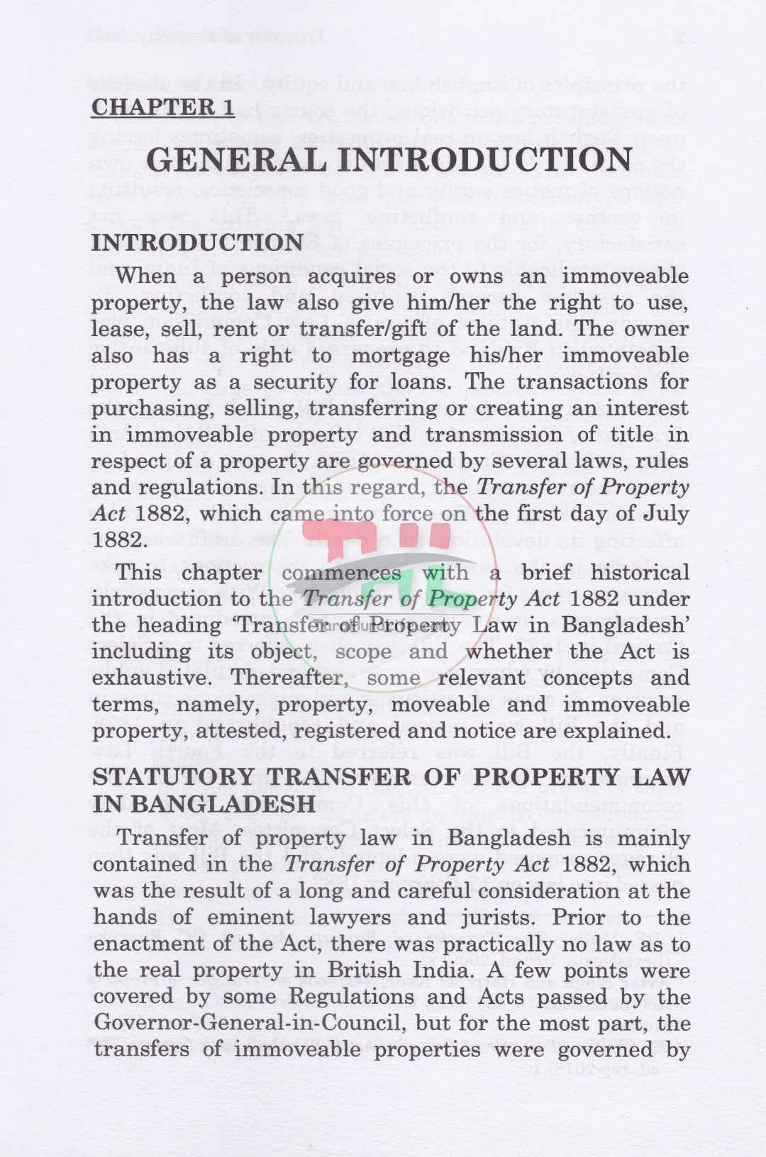 Transfer of Property Law