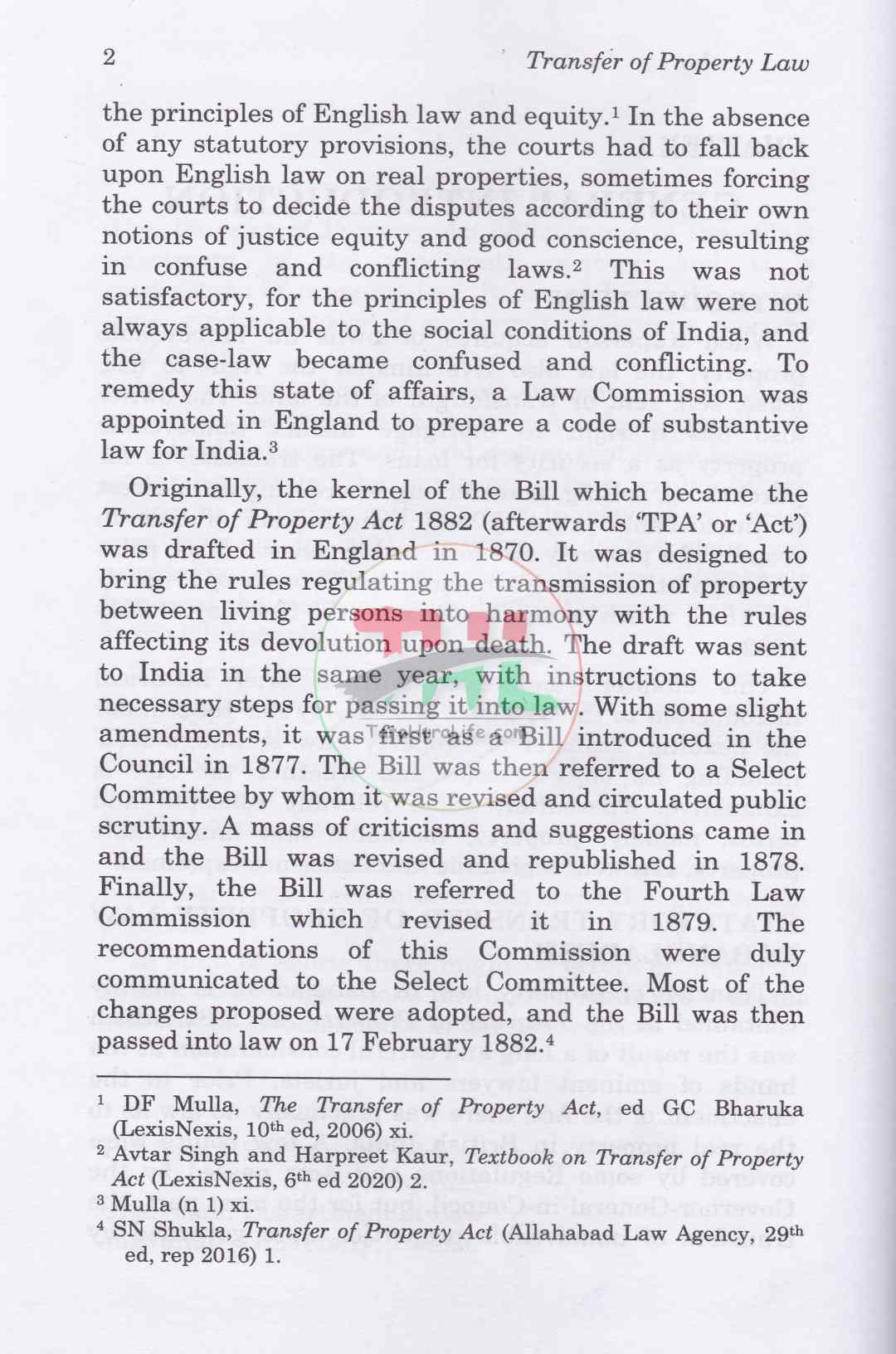 Transfer of Property Law