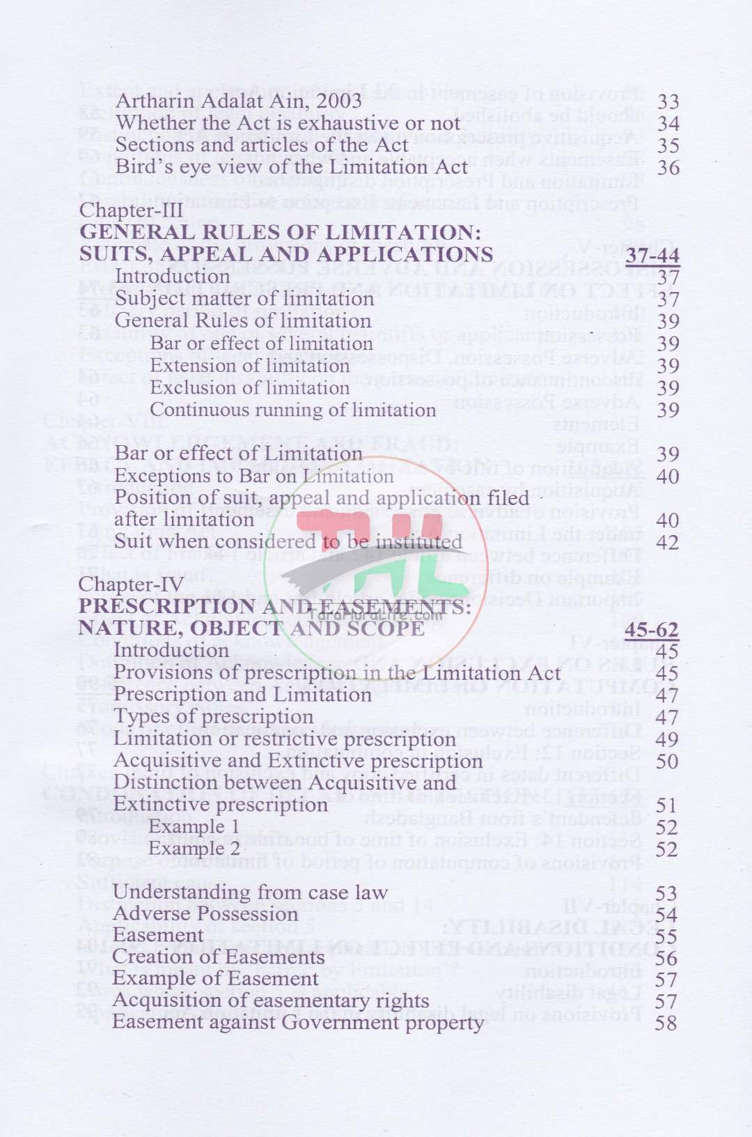 The Law on Limitation and Prescription in Bangladesh