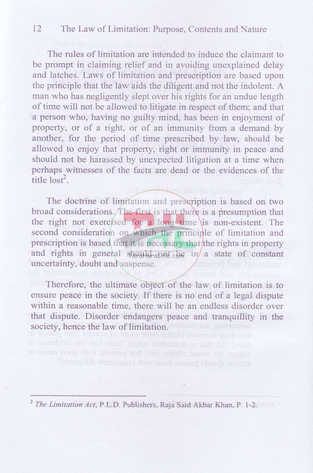The Law on Limitation and Prescription in Bangladesh
