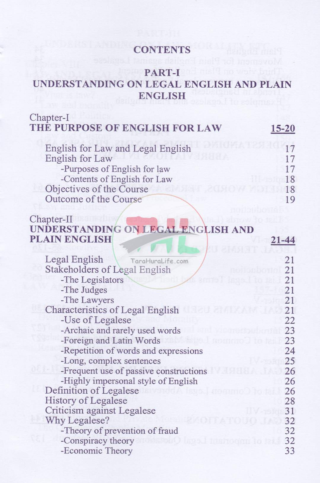 Law and Legal English
