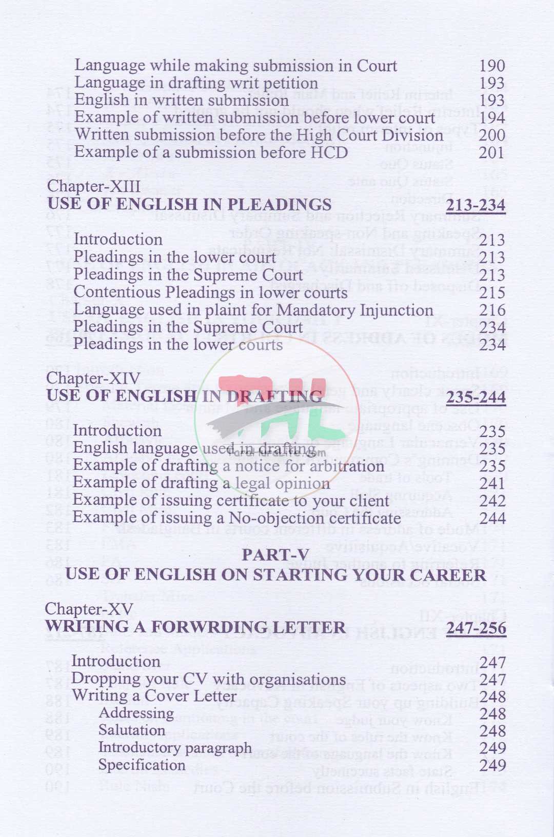 Law and Legal English