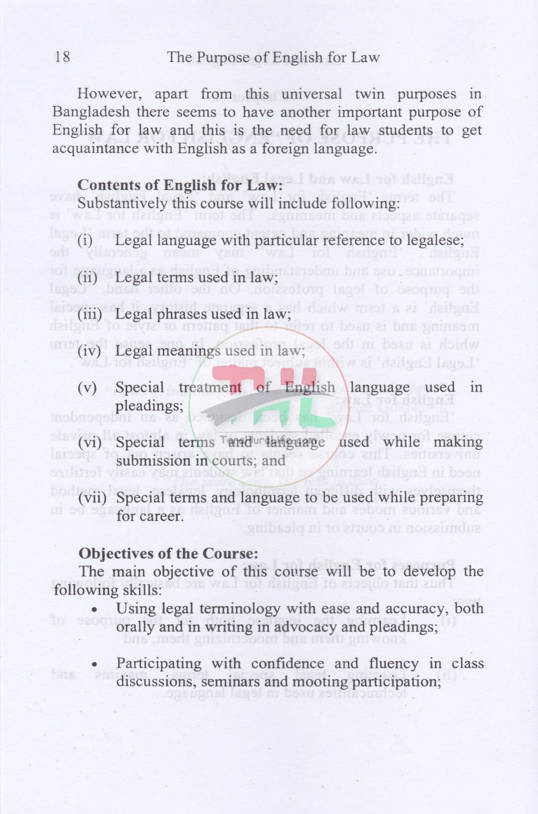 Law and Legal English