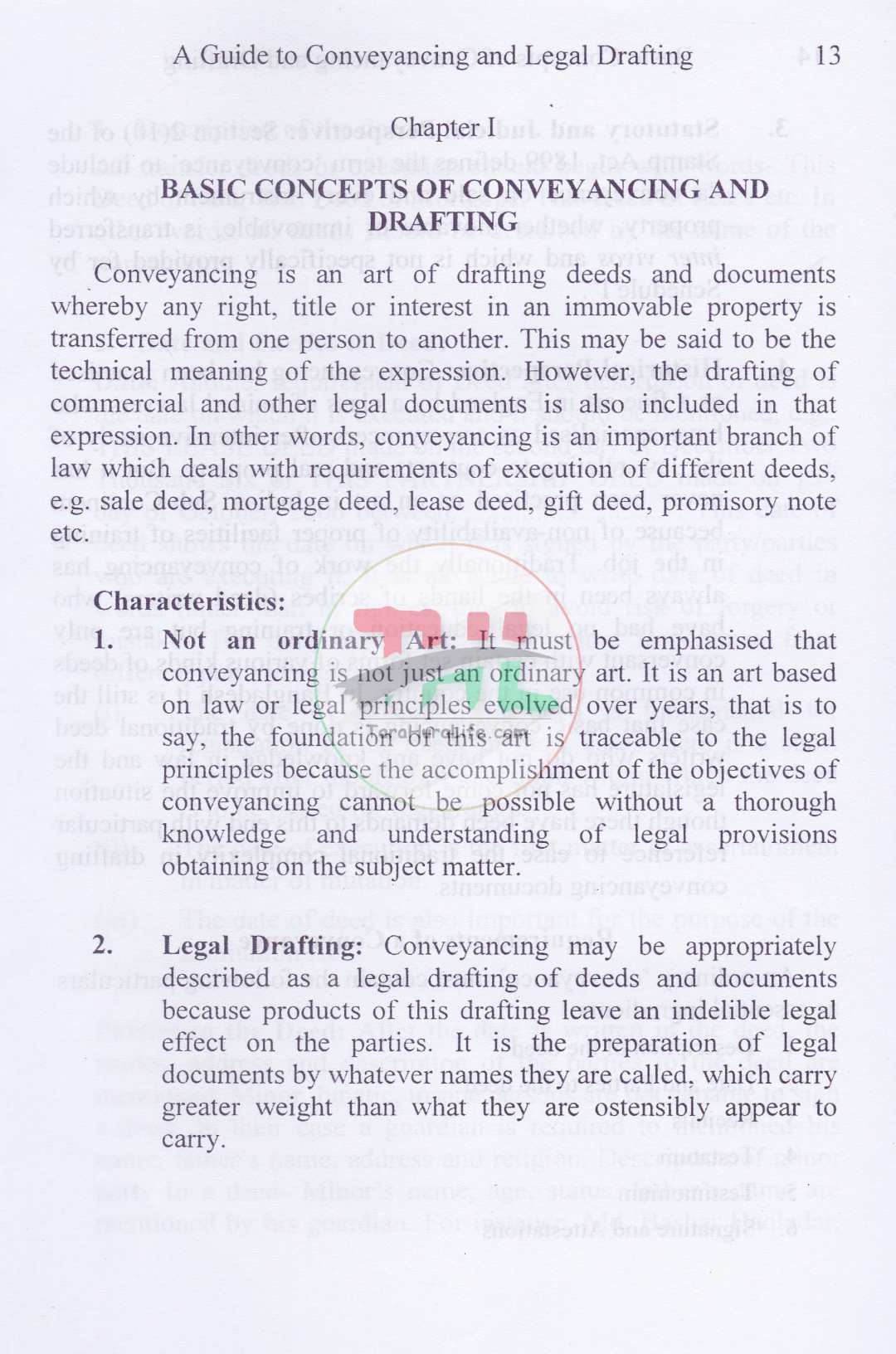 A Guide to Conveyancing and Legal Drafting