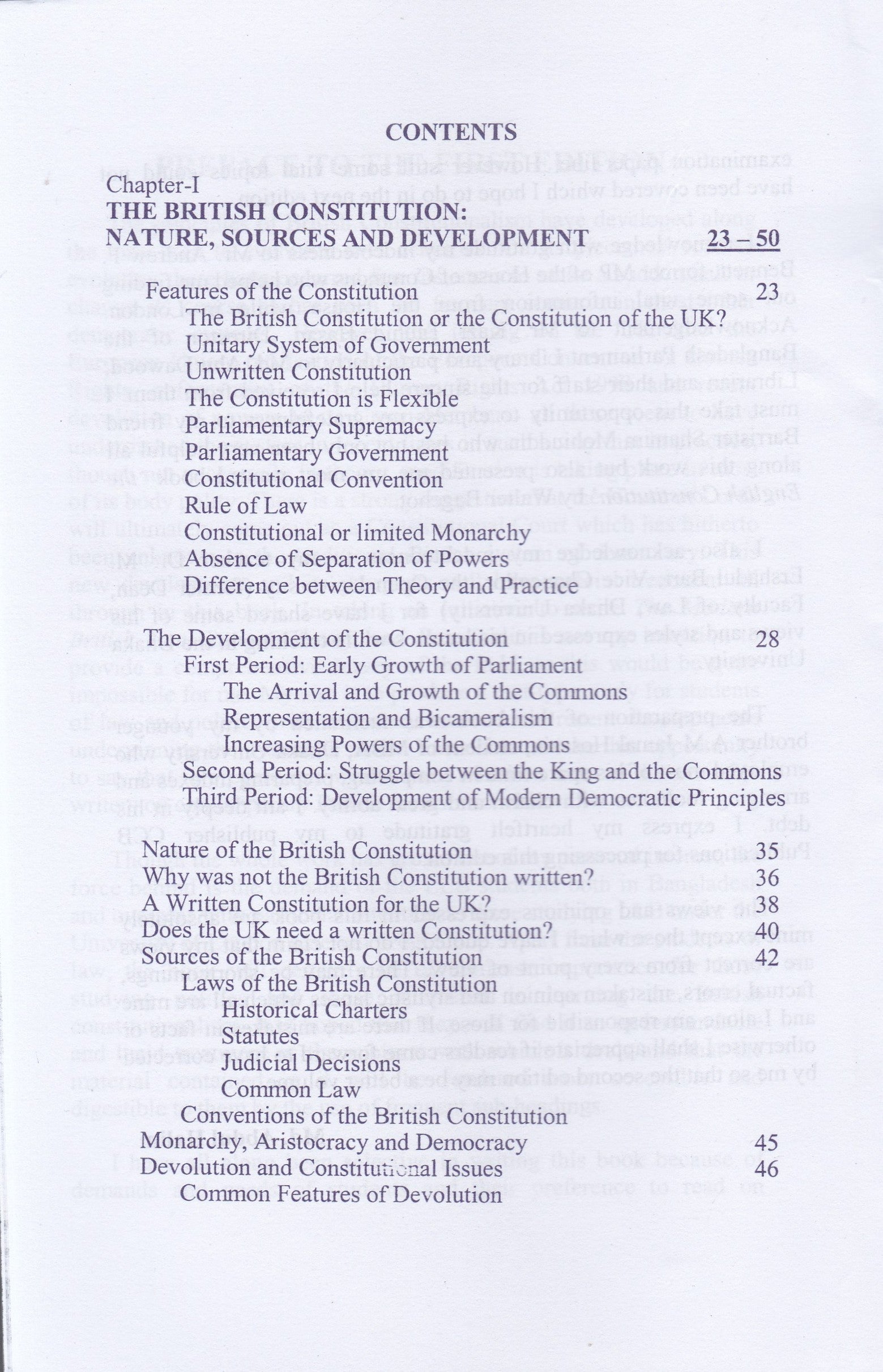 The Modern British Constitution: Theory and Practice