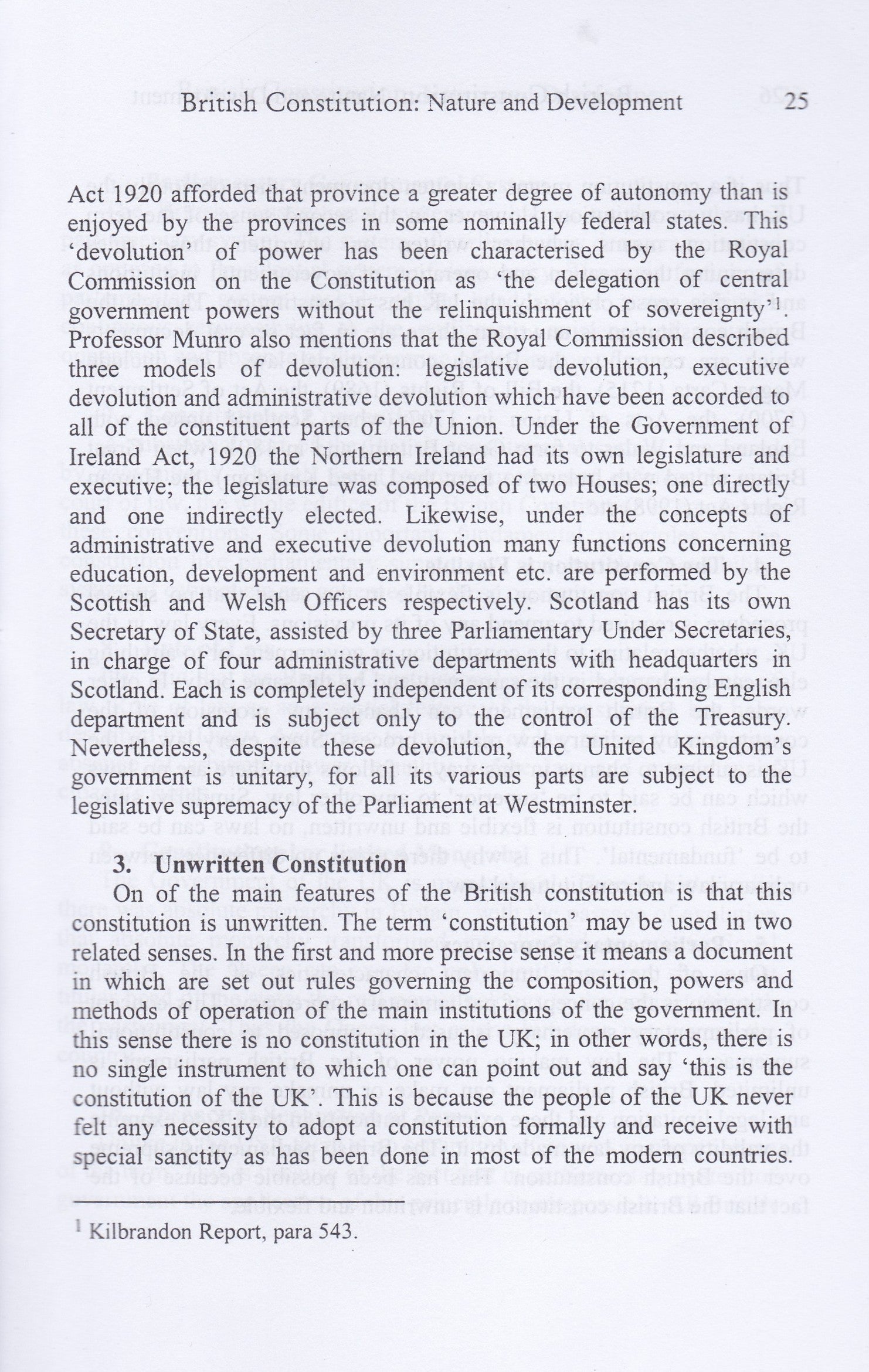 The Modern British Constitution: Theory and Practice