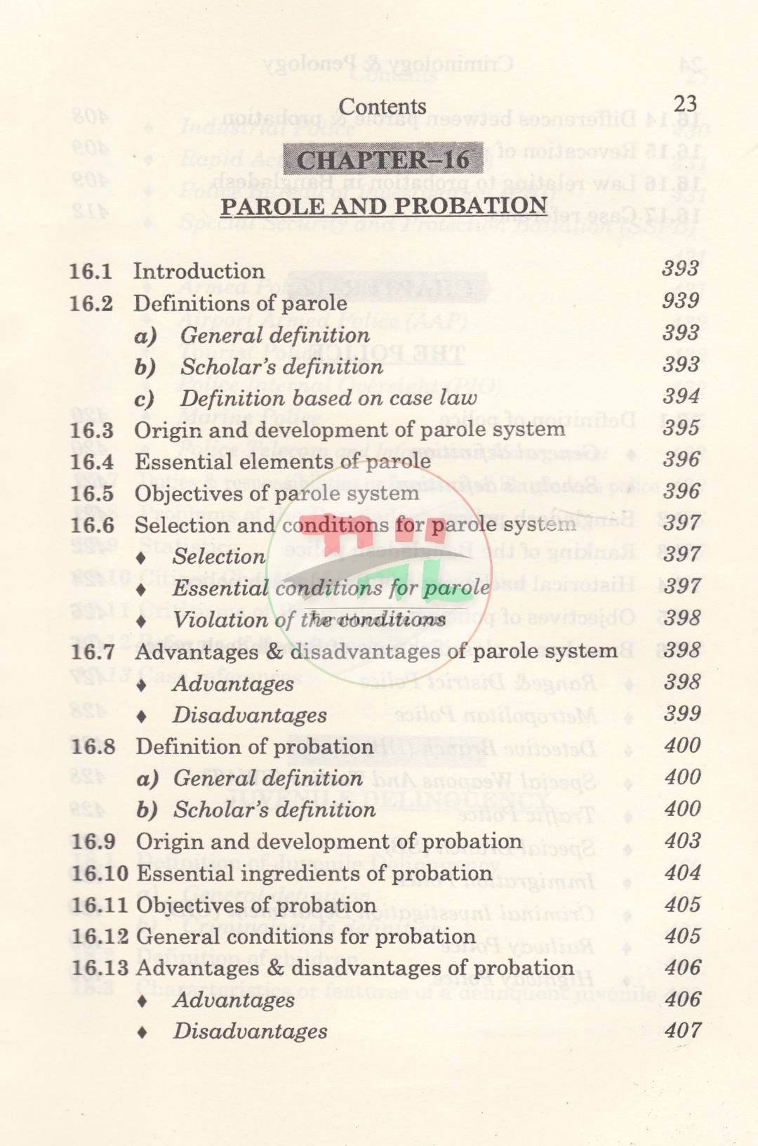 Criminology & Penology