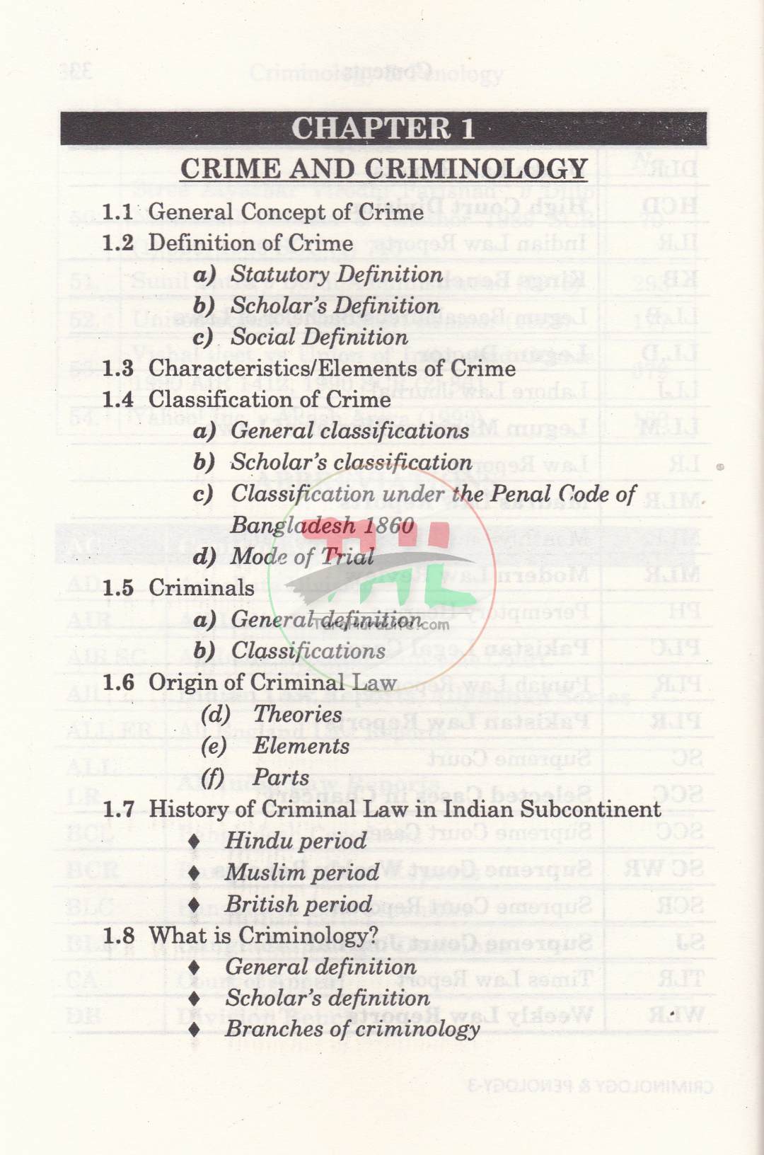 Criminology & Penology