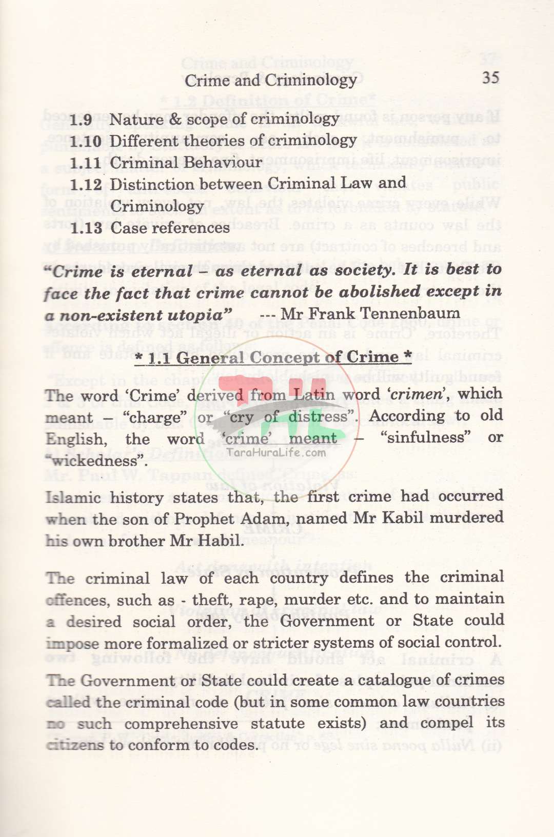 Criminology & Penology