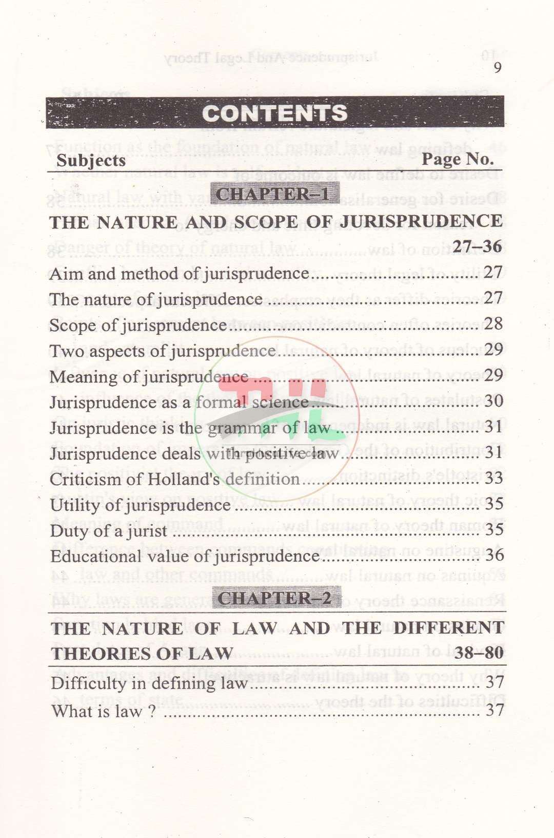 Jurisprudence & Legal Theory
