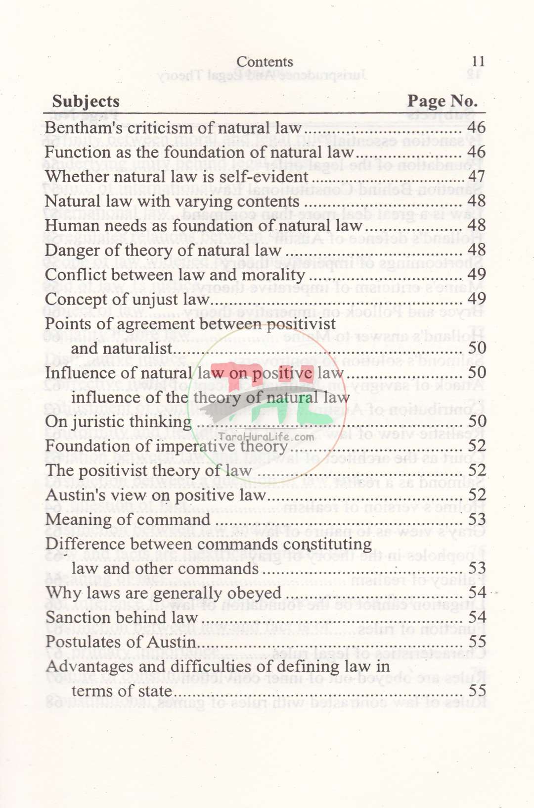 Jurisprudence & Legal Theory