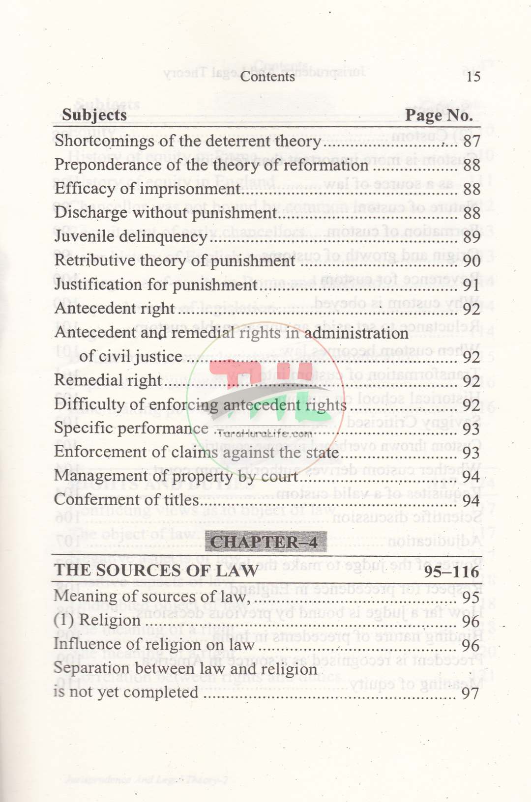 Jurisprudence & Legal Theory