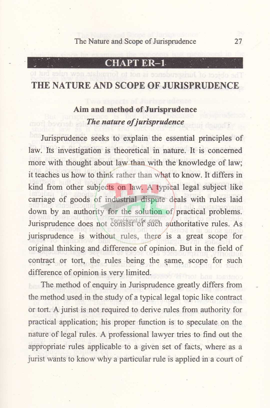 Jurisprudence & Legal Theory