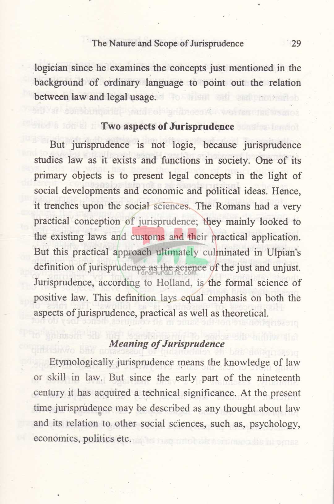 Jurisprudence & Legal Theory