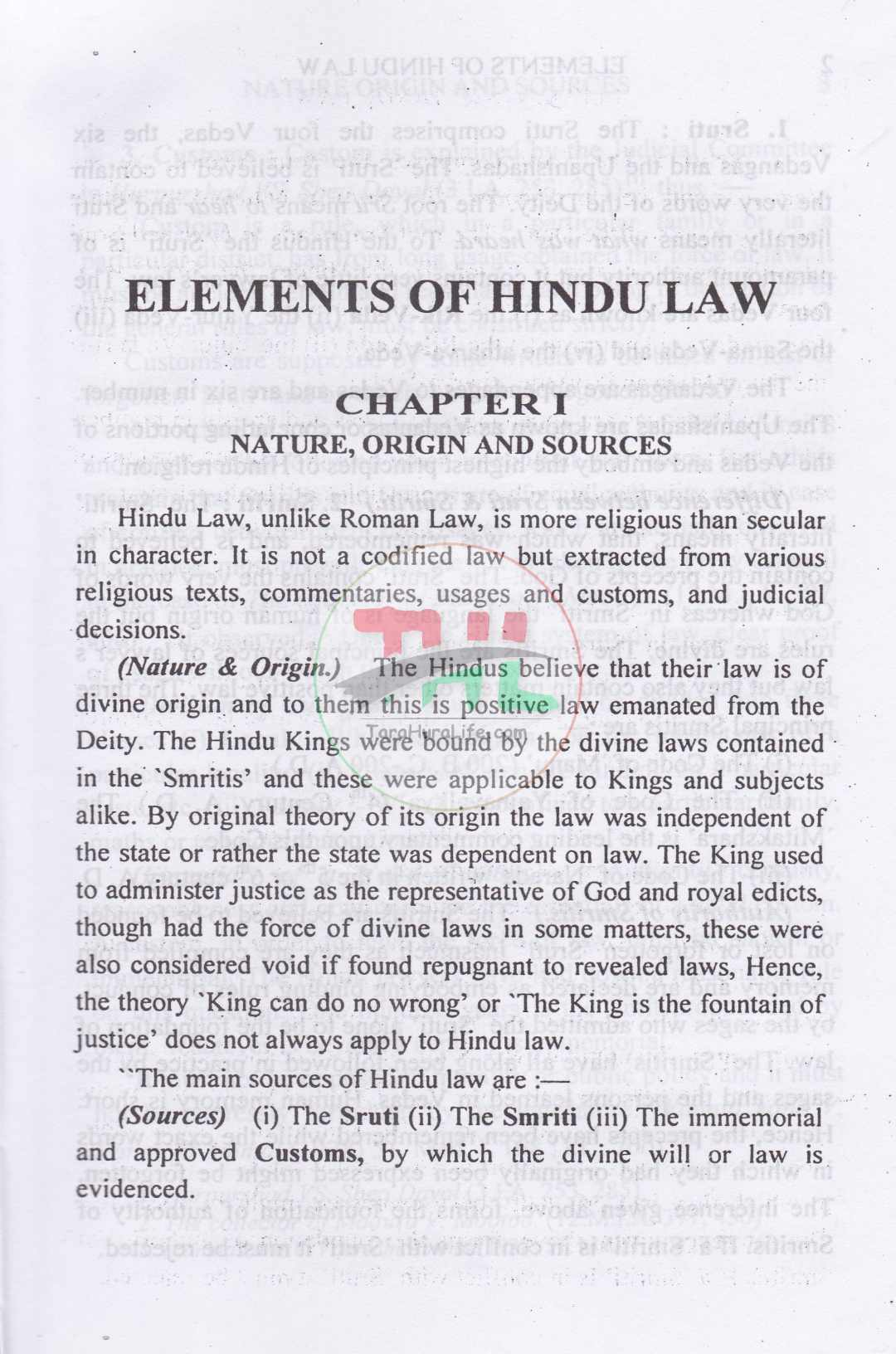 Elements of Hindu Law