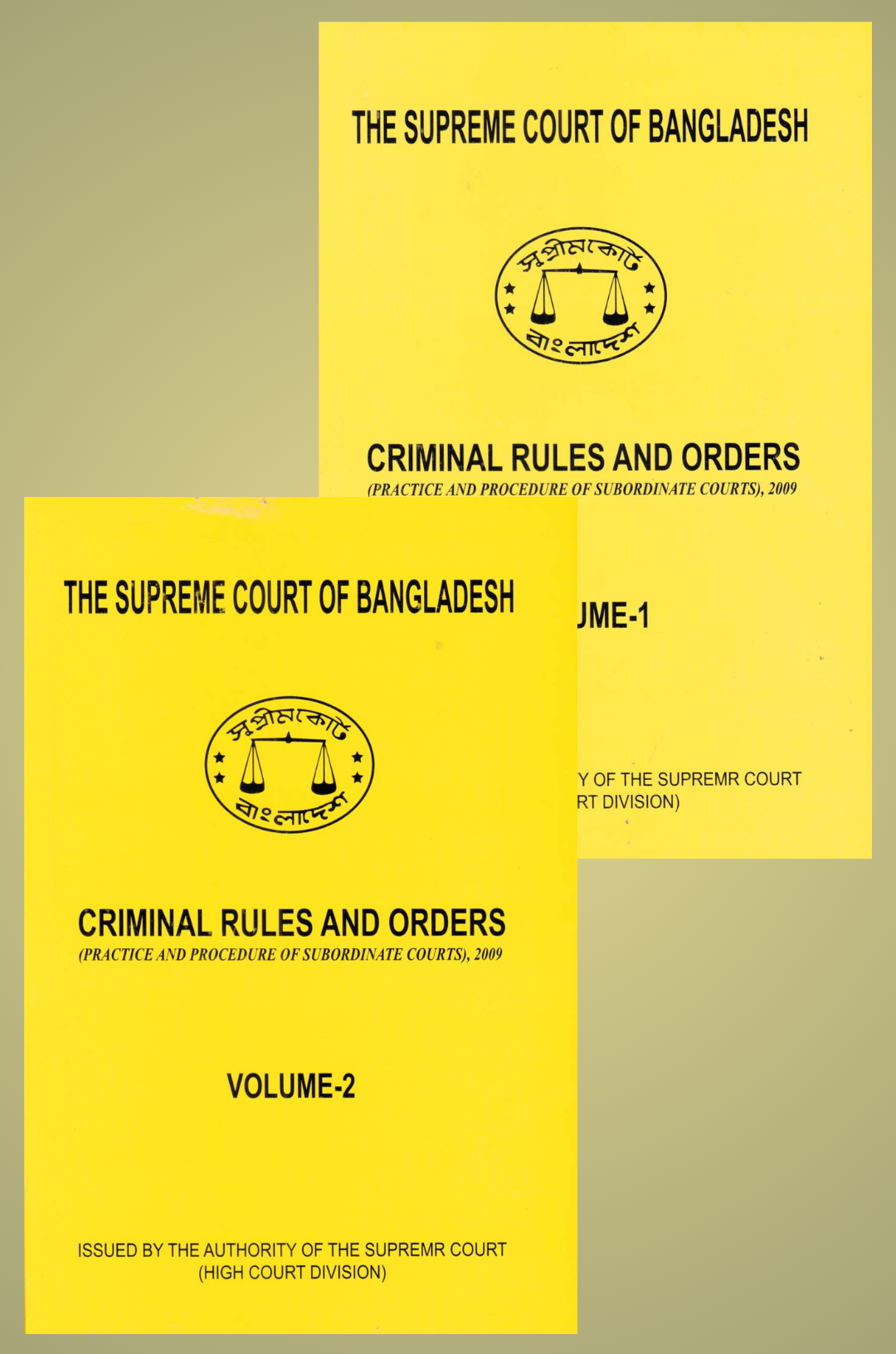 CRIMINAL RULES AND ORDERS ( VOLUME 1-2 )