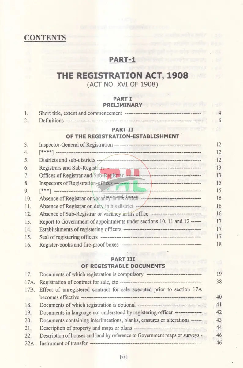 A Commentary on The REGISTRATION ACT Law Books