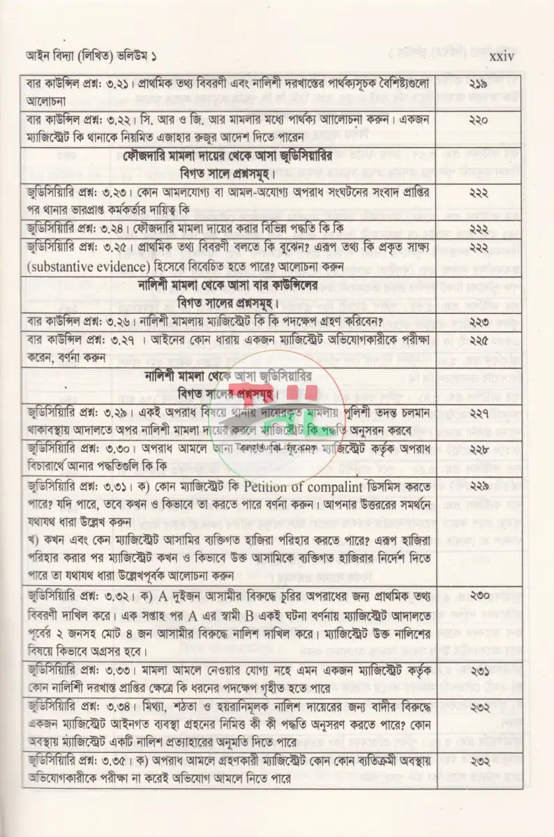 আইন বিদ্যা লিখিত Law Books