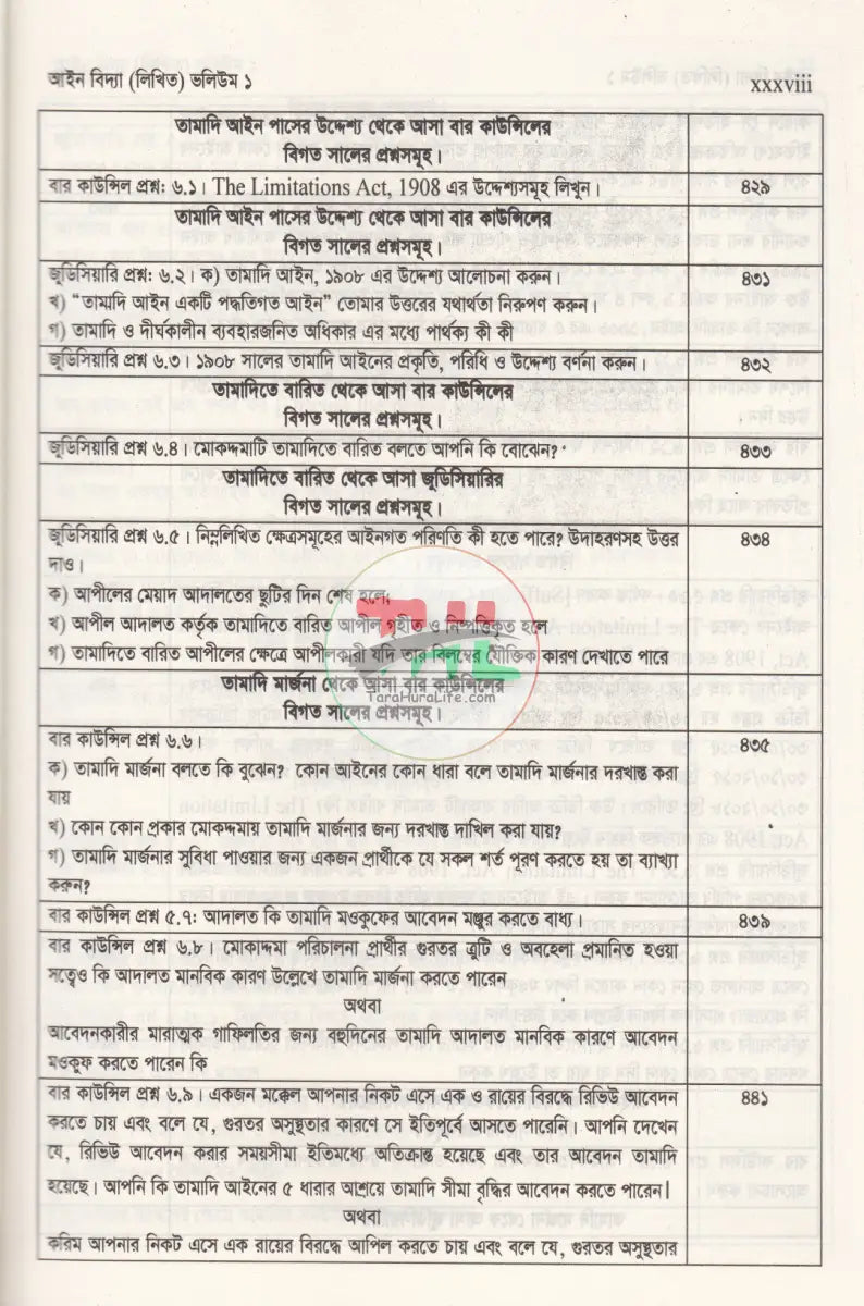 আইন বিদ্যা লিখিত Law Books