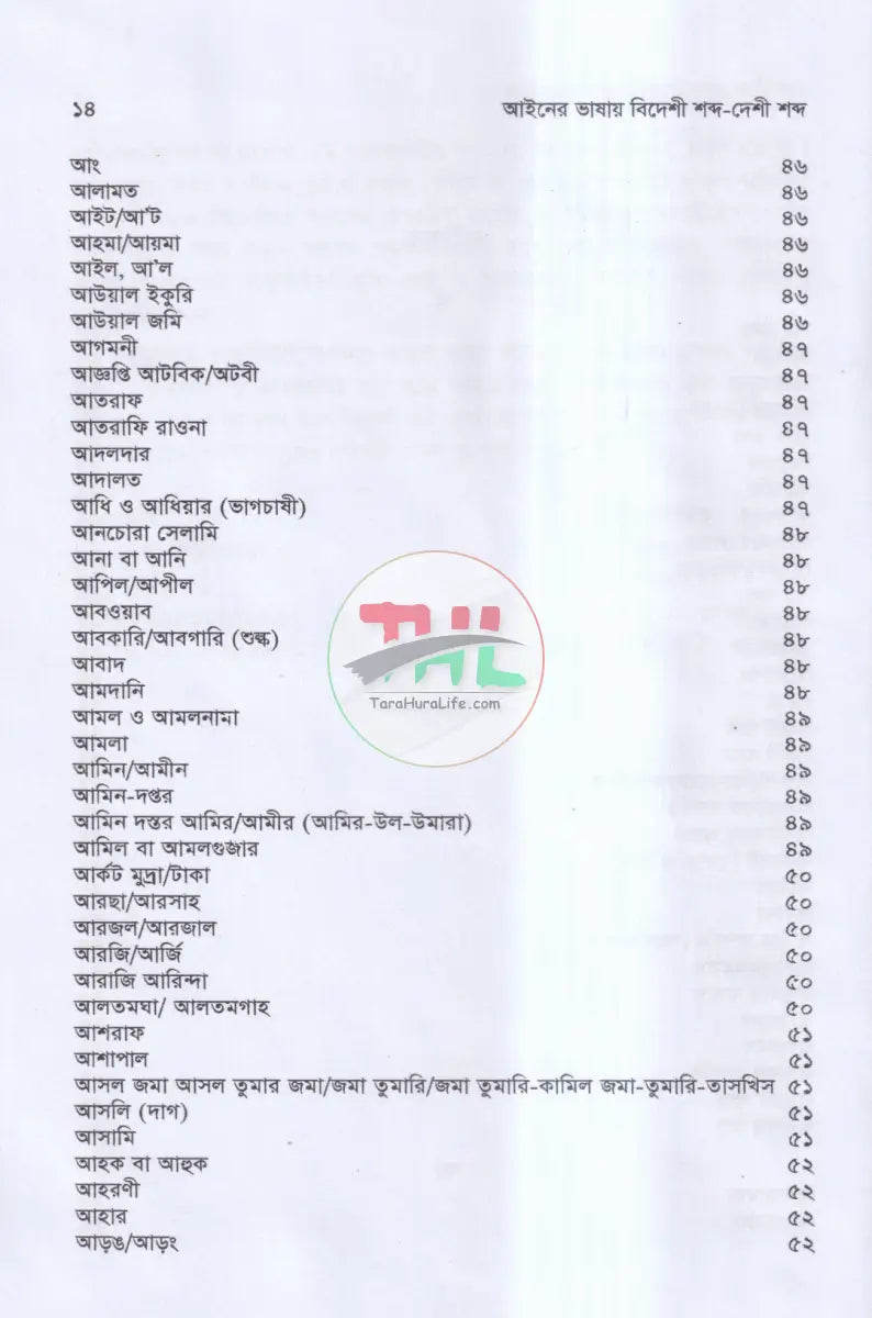 আইনের ভাষায় বিদেশী শব্দ দেশী শব্দ Law Books