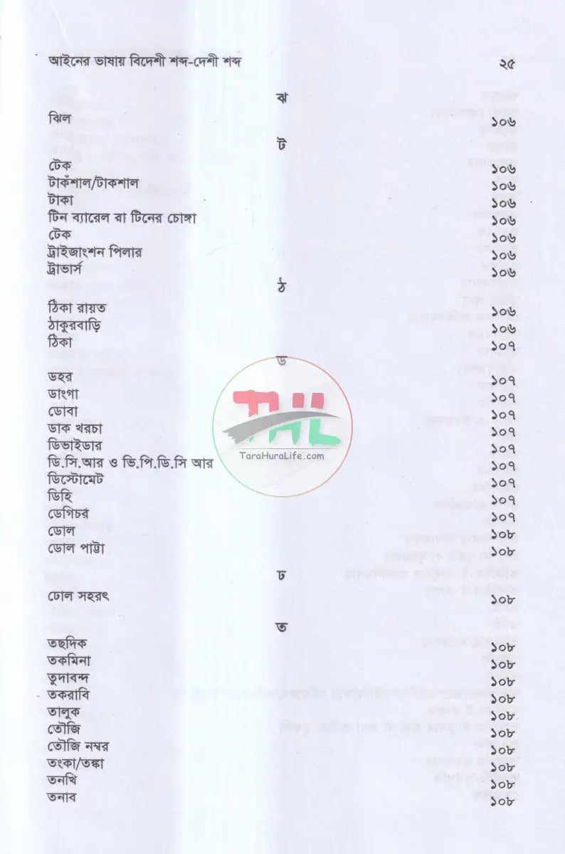 আইনের ভাষায় বিদেশী শব্দ দেশী শব্দ Law Books