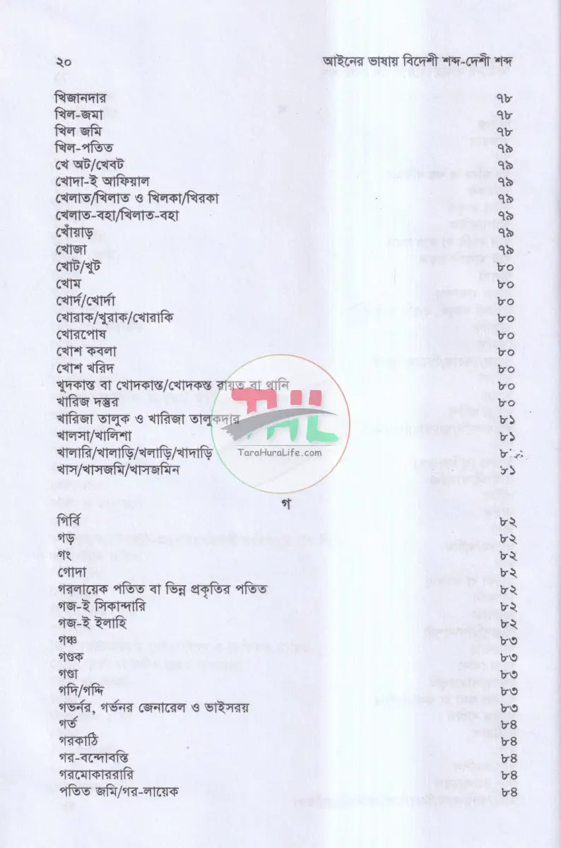 আইনের ভাষায় বিদেশী শব্দ দেশী শব্দ Law Books