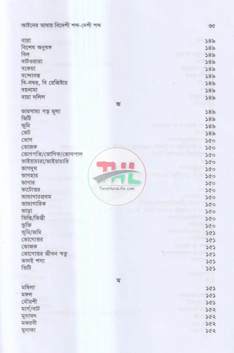 আইনের ভাষায় বিদেশী শব্দ দেশী শব্দ Law Books