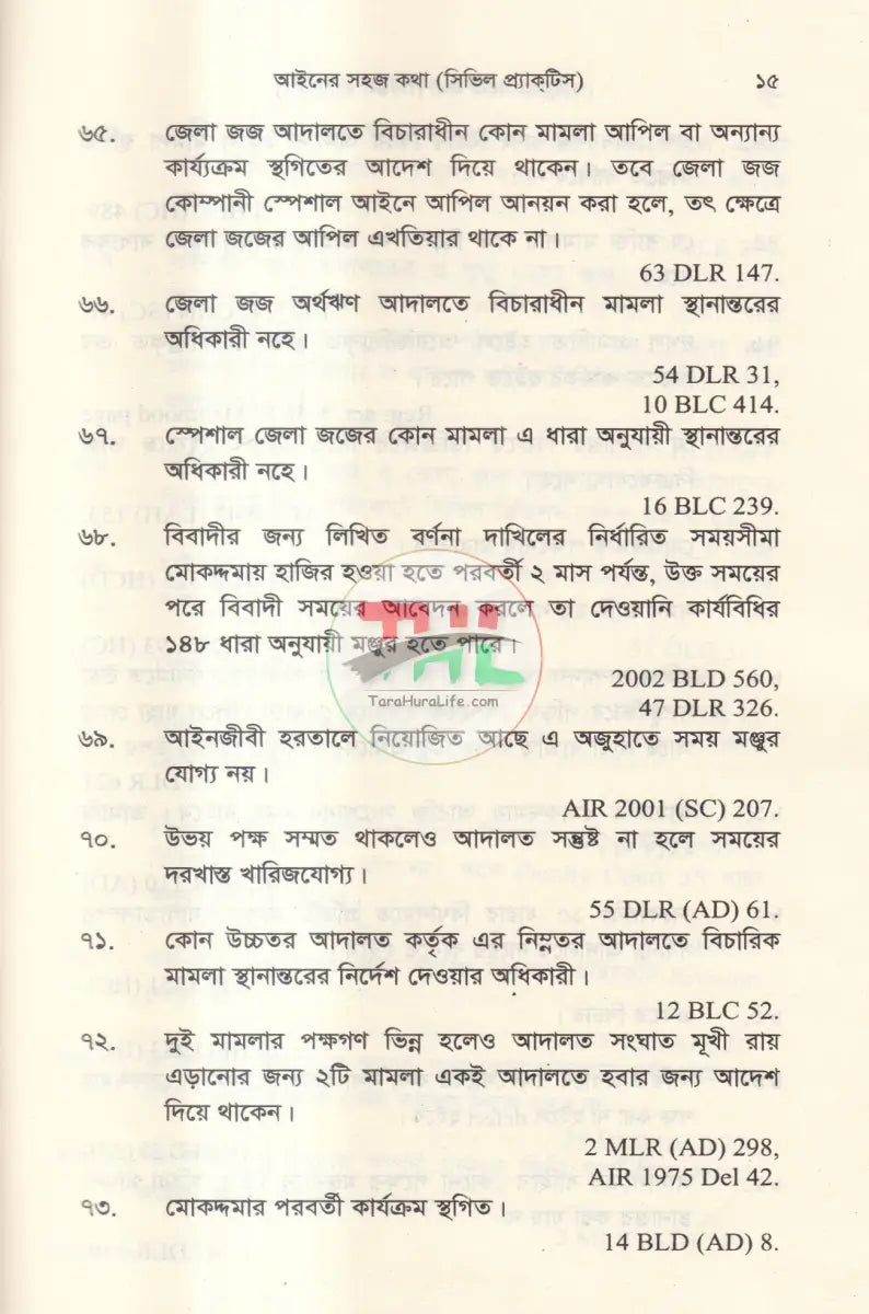 আইনের সহজ কথা সিভিল প্র্যাকটিস Law Books