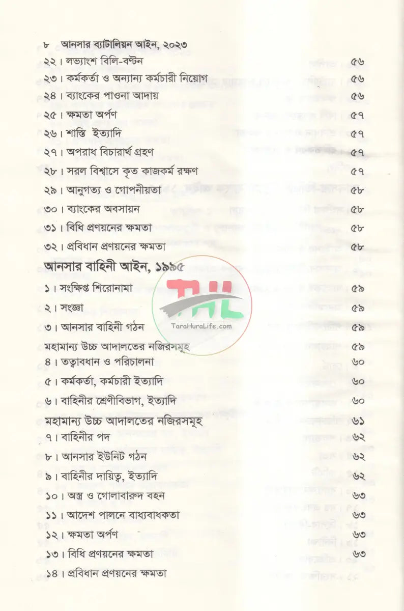 আনসার ব্যাটালিয়ন আইন ২০২৩ Law Books