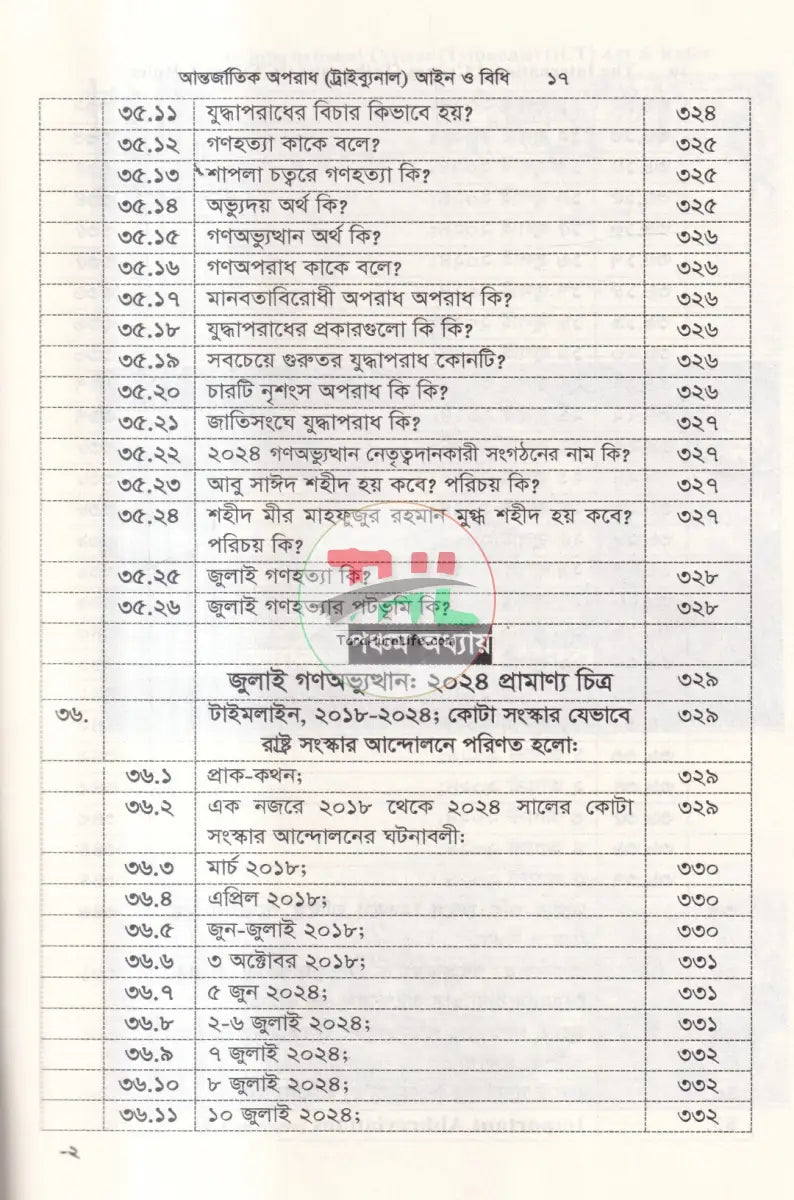 আন্তর্জাতিক অপরাধ (ট্রাইব্যুনাল) আইন ও বিধি এবং জুলাই গণহত্যা’র প্রামাণ্য চিত্র Law Books