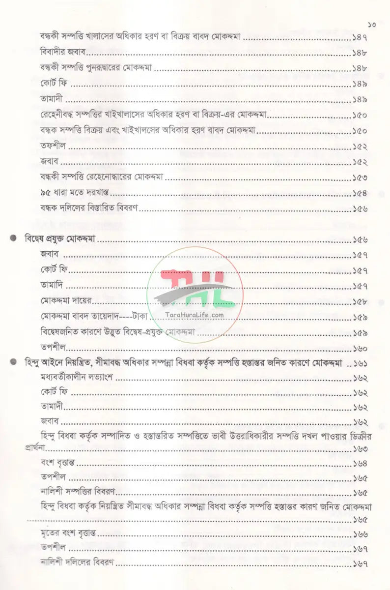 আরজি ও জবাবের মুসাবিদা Law Books