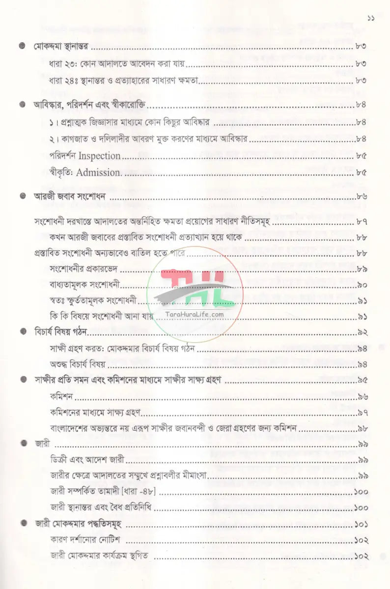 আরজি ও জবাবের মুসাবিদা Law Books