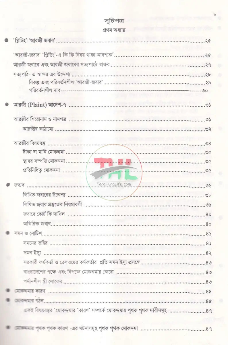 আরজি ও জবাবের মুসাবিদা Law Books