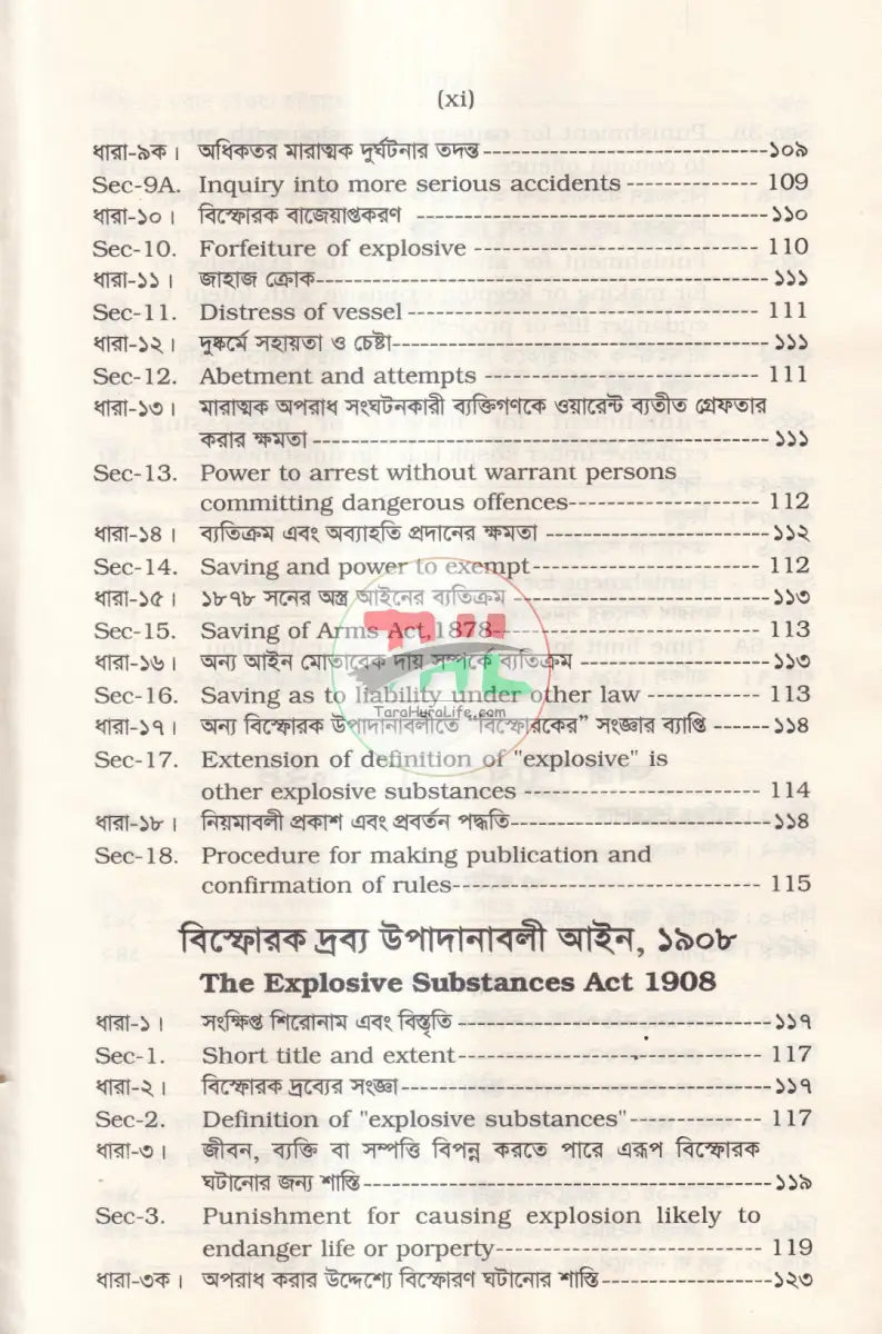 অস্ত্র ও বিস্ফোরক আইন ম্যানুয়াল Law Books